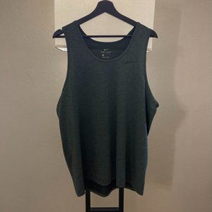 Nike Men's Dark Green Dri-Fit Training Tank